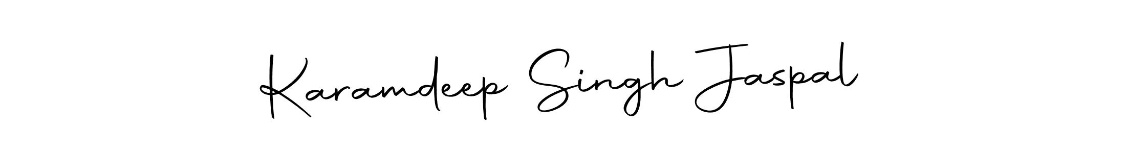 It looks lik you need a new signature style for name Karamdeep Singh Jaspal. Design unique handwritten (Autography-DOLnW) signature with our free signature maker in just a few clicks. Karamdeep Singh Jaspal signature style 10 images and pictures png