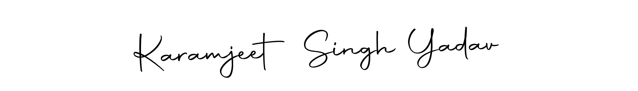 It looks lik you need a new signature style for name Karamjeet Singh Yadav. Design unique handwritten (Autography-DOLnW) signature with our free signature maker in just a few clicks. Karamjeet Singh Yadav signature style 10 images and pictures png