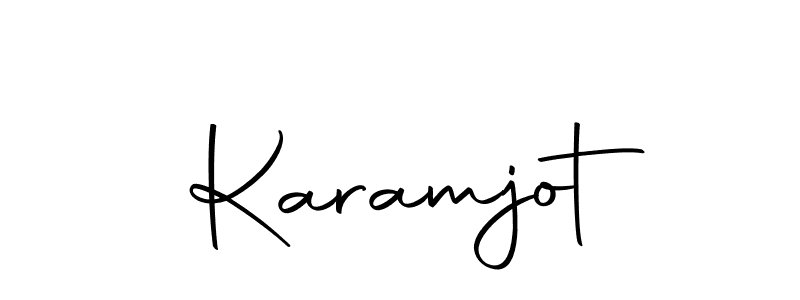 How to make Karamjot signature? Autography-DOLnW is a professional autograph style. Create handwritten signature for Karamjot name. Karamjot signature style 10 images and pictures png