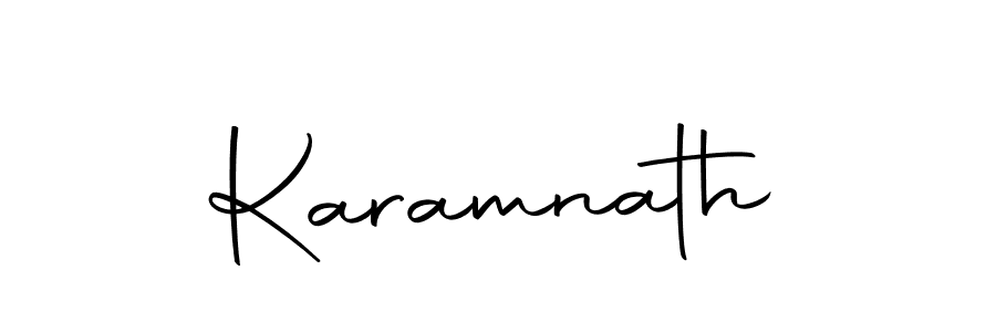 How to make Karamnath signature? Autography-DOLnW is a professional autograph style. Create handwritten signature for Karamnath name. Karamnath signature style 10 images and pictures png