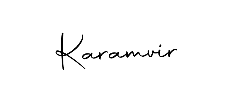 Similarly Autography-DOLnW is the best handwritten signature design. Signature creator online .You can use it as an online autograph creator for name Karamvir. Karamvir signature style 10 images and pictures png