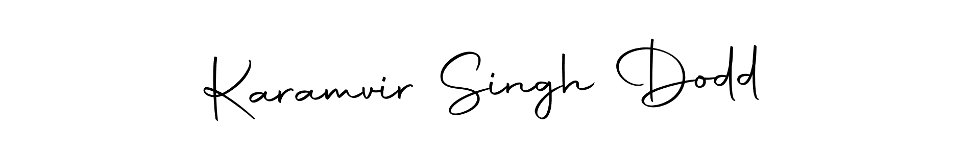 Design your own signature with our free online signature maker. With this signature software, you can create a handwritten (Autography-DOLnW) signature for name Karamvir Singh Dodd. Karamvir Singh Dodd signature style 10 images and pictures png