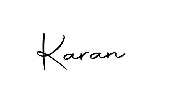 Create a beautiful signature design for name Karan . With this signature (Autography-DOLnW) fonts, you can make a handwritten signature for free. Karan  signature style 10 images and pictures png