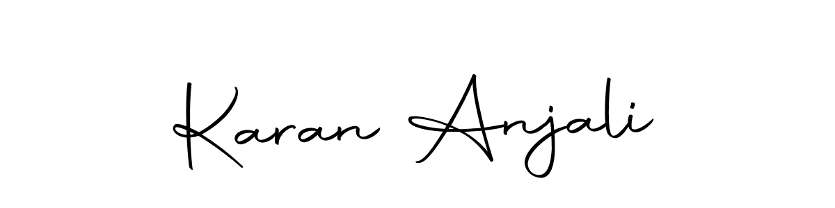 The best way (Autography-DOLnW) to make a short signature is to pick only two or three words in your name. The name Karan Anjali include a total of six letters. For converting this name. Karan Anjali signature style 10 images and pictures png