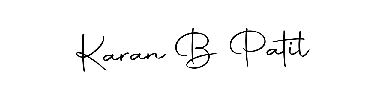 Make a beautiful signature design for name Karan B Patil. With this signature (Autography-DOLnW) style, you can create a handwritten signature for free. Karan B Patil signature style 10 images and pictures png