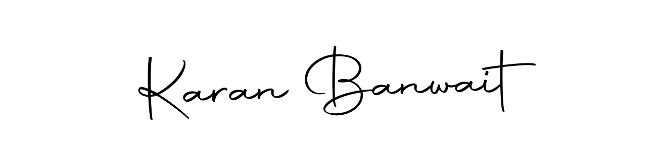 Also we have Karan Banwait name is the best signature style. Create professional handwritten signature collection using Autography-DOLnW autograph style. Karan Banwait signature style 10 images and pictures png