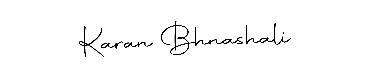 Design your own signature with our free online signature maker. With this signature software, you can create a handwritten (Autography-DOLnW) signature for name Karan Bhnashali. Karan Bhnashali signature style 10 images and pictures png