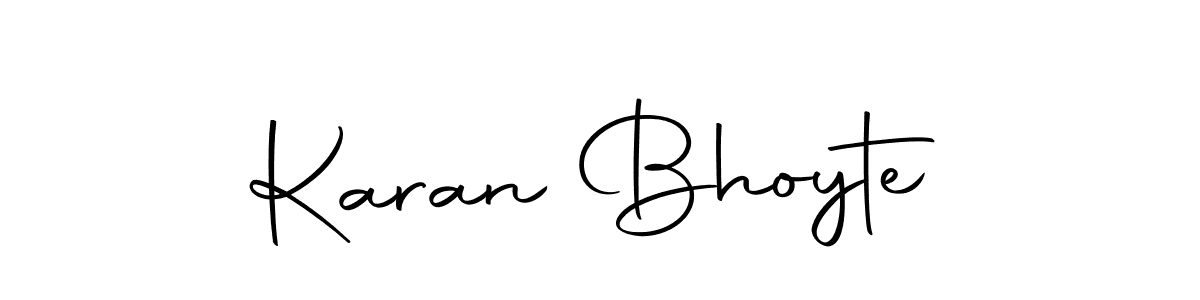 The best way (Autography-DOLnW) to make a short signature is to pick only two or three words in your name. The name Karan Bhoyte include a total of six letters. For converting this name. Karan Bhoyte signature style 10 images and pictures png