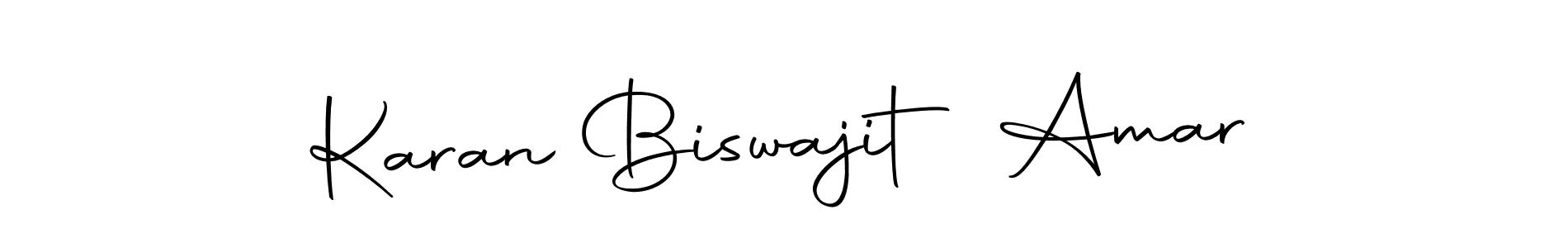 You can use this online signature creator to create a handwritten signature for the name Karan Biswajit Amar. This is the best online autograph maker. Karan Biswajit Amar signature style 10 images and pictures png