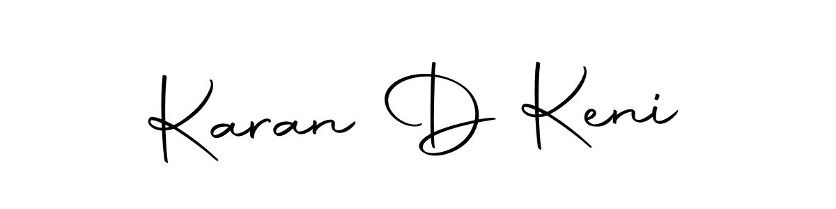 Also we have Karan D Keni name is the best signature style. Create professional handwritten signature collection using Autography-DOLnW autograph style. Karan D Keni signature style 10 images and pictures png