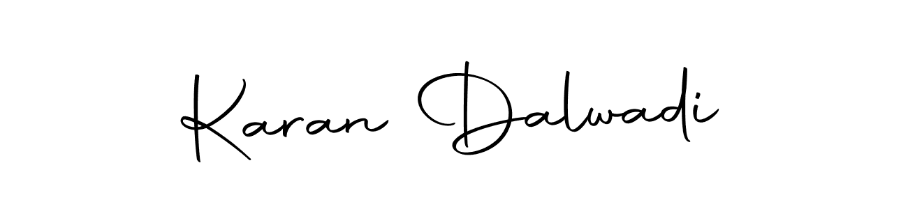 How to make Karan Dalwadi signature? Autography-DOLnW is a professional autograph style. Create handwritten signature for Karan Dalwadi name. Karan Dalwadi signature style 10 images and pictures png