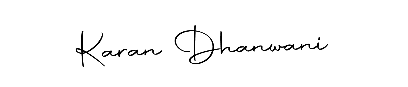 Also we have Karan Dhanwani name is the best signature style. Create professional handwritten signature collection using Autography-DOLnW autograph style. Karan Dhanwani signature style 10 images and pictures png
