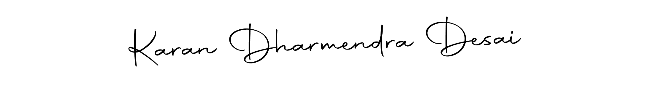 Use a signature maker to create a handwritten signature online. With this signature software, you can design (Autography-DOLnW) your own signature for name Karan Dharmendra Desai. Karan Dharmendra Desai signature style 10 images and pictures png