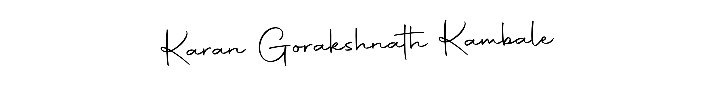 You should practise on your own different ways (Autography-DOLnW) to write your name (Karan Gorakshnath Kambale) in signature. don't let someone else do it for you. Karan Gorakshnath Kambale signature style 10 images and pictures png