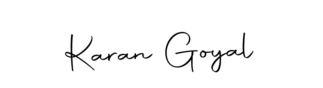The best way (Autography-DOLnW) to make a short signature is to pick only two or three words in your name. The name Karan Goyal include a total of six letters. For converting this name. Karan Goyal signature style 10 images and pictures png