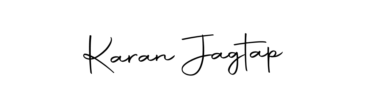 Create a beautiful signature design for name Karan Jagtap. With this signature (Autography-DOLnW) fonts, you can make a handwritten signature for free. Karan Jagtap signature style 10 images and pictures png