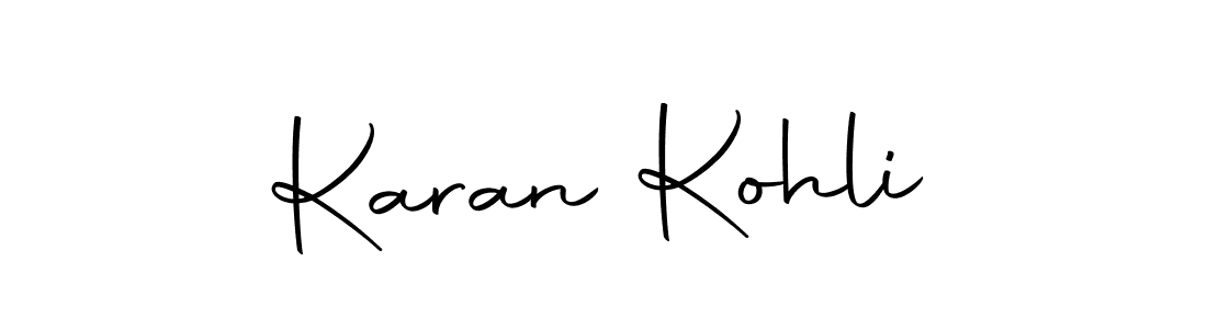 How to make Karan Kohli name signature. Use Autography-DOLnW style for creating short signs online. This is the latest handwritten sign. Karan Kohli signature style 10 images and pictures png