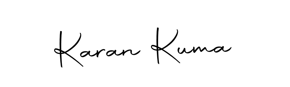 Use a signature maker to create a handwritten signature online. With this signature software, you can design (Autography-DOLnW) your own signature for name Karan Kuma. Karan Kuma signature style 10 images and pictures png