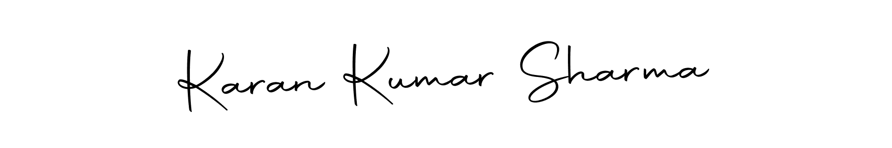 Also we have Karan Kumar Sharma name is the best signature style. Create professional handwritten signature collection using Autography-DOLnW autograph style. Karan Kumar Sharma signature style 10 images and pictures png