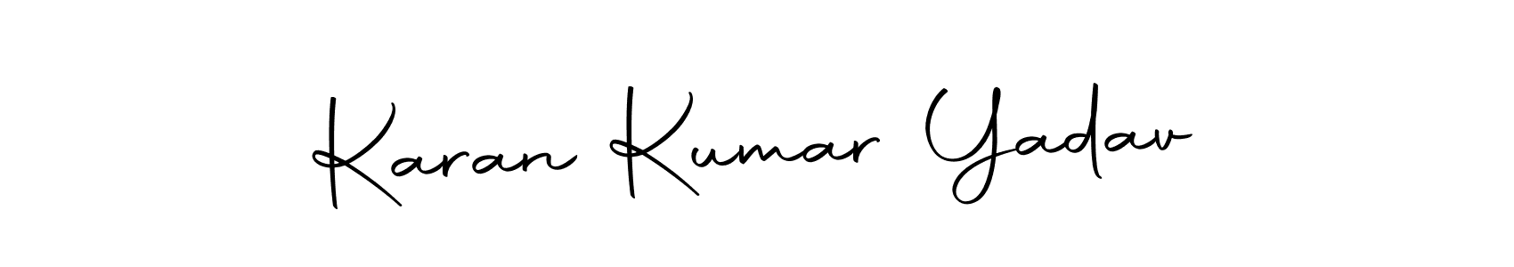 Use a signature maker to create a handwritten signature online. With this signature software, you can design (Autography-DOLnW) your own signature for name Karan Kumar Yadav. Karan Kumar Yadav signature style 10 images and pictures png