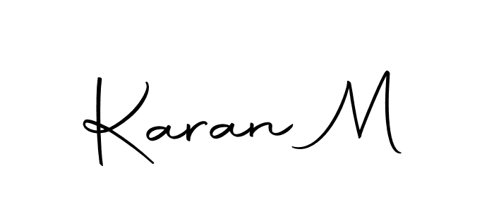 Similarly Autography-DOLnW is the best handwritten signature design. Signature creator online .You can use it as an online autograph creator for name Karan M. Karan M signature style 10 images and pictures png