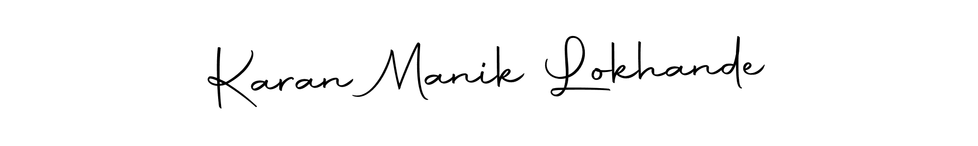 Here are the top 10 professional signature styles for the name Karan Manik Lokhande. These are the best autograph styles you can use for your name. Karan Manik Lokhande signature style 10 images and pictures png