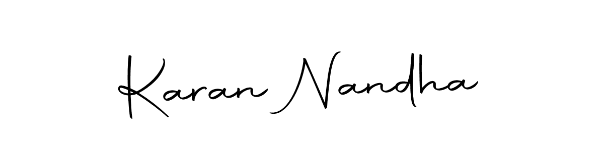 Autography-DOLnW is a professional signature style that is perfect for those who want to add a touch of class to their signature. It is also a great choice for those who want to make their signature more unique. Get Karan Nandha name to fancy signature for free. Karan Nandha signature style 10 images and pictures png