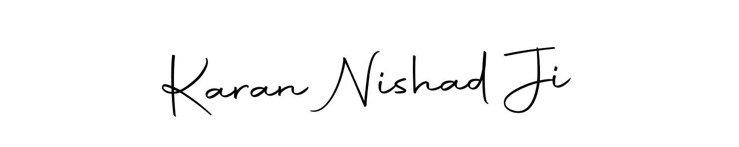 Also we have Karan Nishad Ji name is the best signature style. Create professional handwritten signature collection using Autography-DOLnW autograph style. Karan Nishad Ji signature style 10 images and pictures png