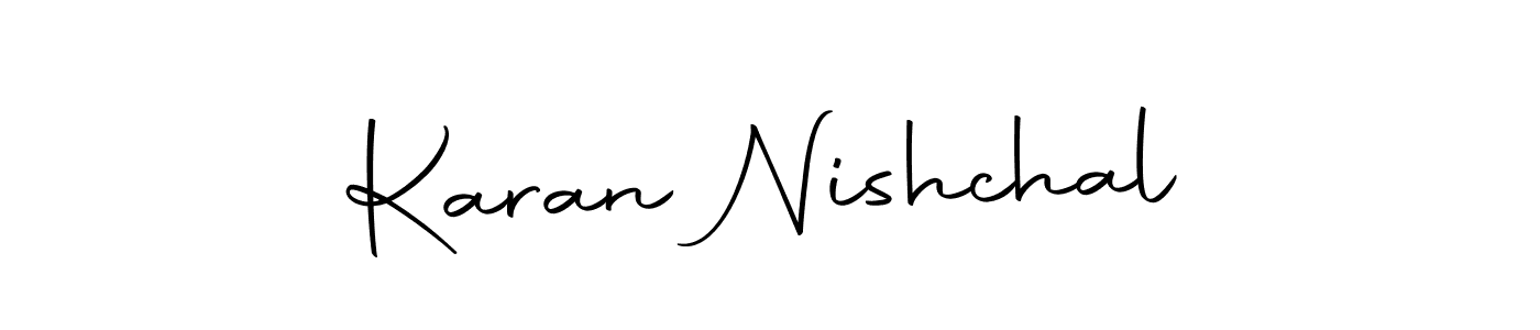 It looks lik you need a new signature style for name Karan Nishchal. Design unique handwritten (Autography-DOLnW) signature with our free signature maker in just a few clicks. Karan Nishchal signature style 10 images and pictures png