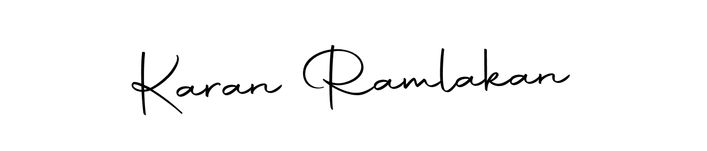 You should practise on your own different ways (Autography-DOLnW) to write your name (Karan Ramlakan) in signature. don't let someone else do it for you. Karan Ramlakan signature style 10 images and pictures png