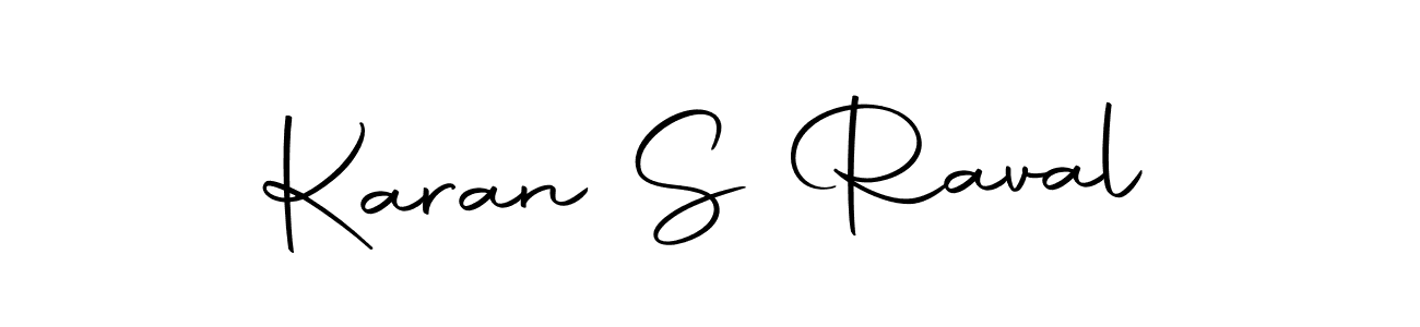 Karan S Raval stylish signature style. Best Handwritten Sign (Autography-DOLnW) for my name. Handwritten Signature Collection Ideas for my name Karan S Raval. Karan S Raval signature style 10 images and pictures png