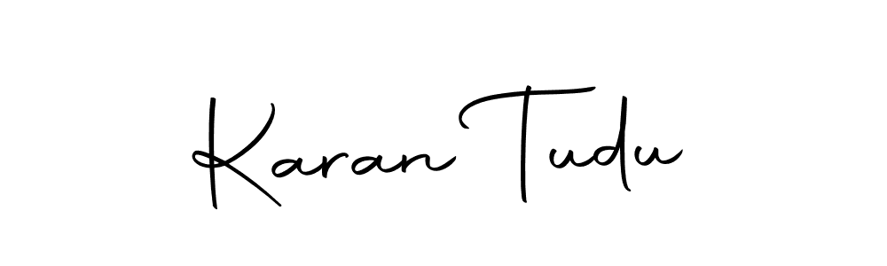 Design your own signature with our free online signature maker. With this signature software, you can create a handwritten (Autography-DOLnW) signature for name Karan Tudu. Karan Tudu signature style 10 images and pictures png