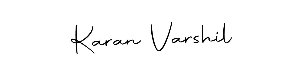 Make a beautiful signature design for name Karan Varshil. Use this online signature maker to create a handwritten signature for free. Karan Varshil signature style 10 images and pictures png