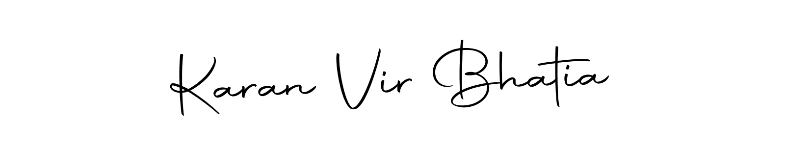 Karan Vir Bhatia stylish signature style. Best Handwritten Sign (Autography-DOLnW) for my name. Handwritten Signature Collection Ideas for my name Karan Vir Bhatia. Karan Vir Bhatia signature style 10 images and pictures png