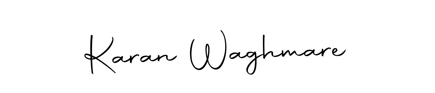 How to make Karan Waghmare name signature. Use Autography-DOLnW style for creating short signs online. This is the latest handwritten sign. Karan Waghmare signature style 10 images and pictures png