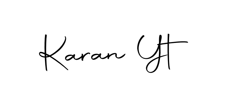 Also we have Karan Yt name is the best signature style. Create professional handwritten signature collection using Autography-DOLnW autograph style. Karan Yt signature style 10 images and pictures png