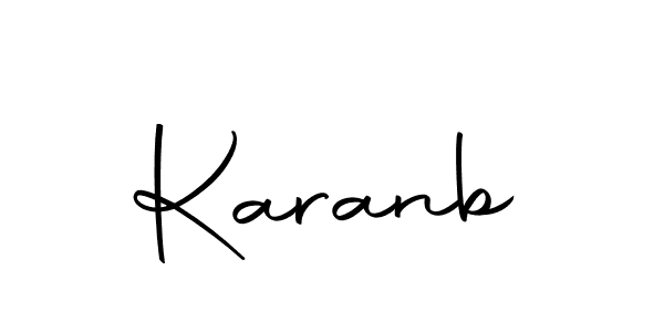 How to make Karanb name signature. Use Autography-DOLnW style for creating short signs online. This is the latest handwritten sign. Karanb signature style 10 images and pictures png