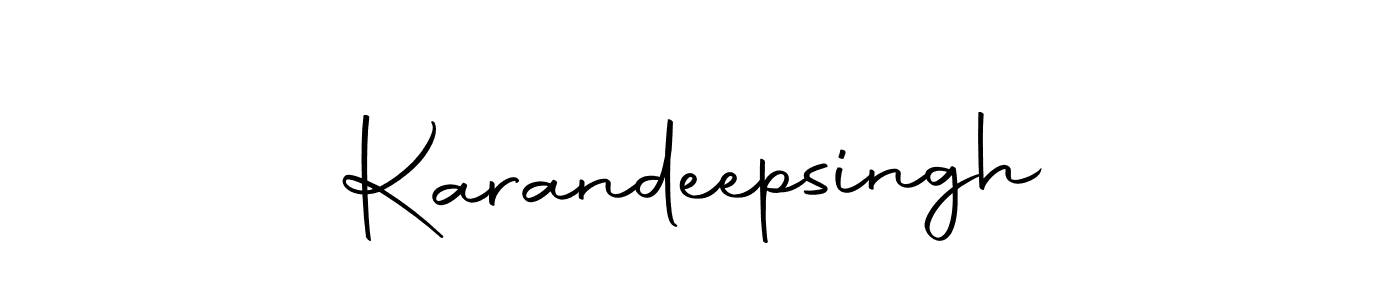 Make a beautiful signature design for name Karandeepsingh. With this signature (Autography-DOLnW) style, you can create a handwritten signature for free. Karandeepsingh signature style 10 images and pictures png