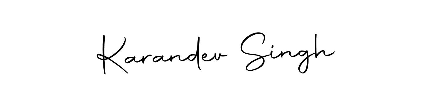 You can use this online signature creator to create a handwritten signature for the name Karandev Singh. This is the best online autograph maker. Karandev Singh signature style 10 images and pictures png