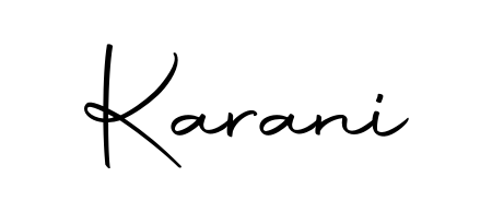 You should practise on your own different ways (Autography-DOLnW) to write your name (Karani) in signature. Don't let someone else do it for you. Karani signature style 10 images and pictures png
