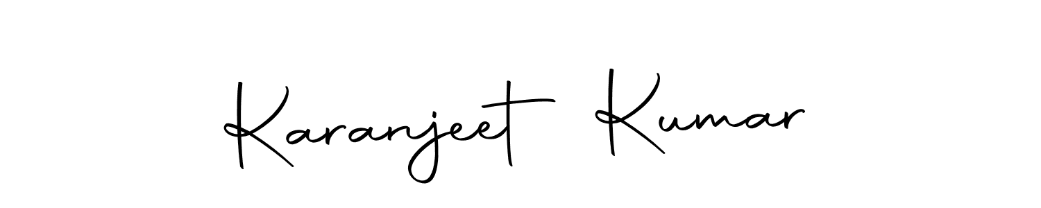 How to make Karanjeet Kumar name signature. Use Autography-DOLnW style for creating short signs online. This is the latest handwritten sign. Karanjeet Kumar signature style 10 images and pictures png