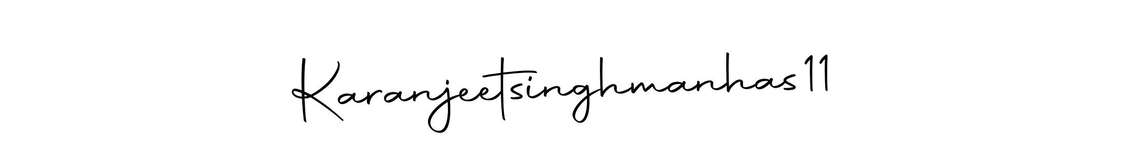 How to make Karanjeetsinghmanhas11 signature? Autography-DOLnW is a professional autograph style. Create handwritten signature for Karanjeetsinghmanhas11 name. Karanjeetsinghmanhas11 signature style 10 images and pictures png