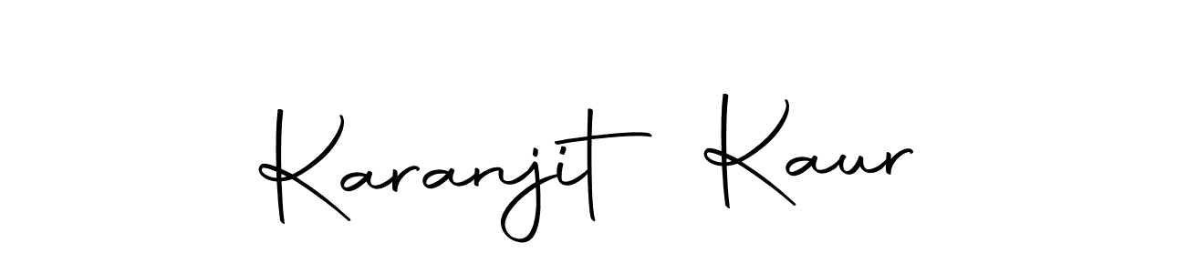 Create a beautiful signature design for name Karanjit Kaur. With this signature (Autography-DOLnW) fonts, you can make a handwritten signature for free. Karanjit Kaur signature style 10 images and pictures png