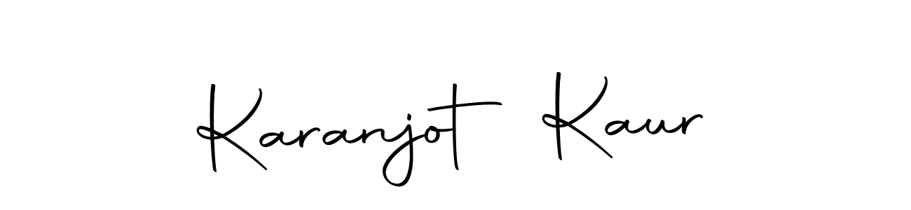 Design your own signature with our free online signature maker. With this signature software, you can create a handwritten (Autography-DOLnW) signature for name Karanjot Kaur. Karanjot Kaur signature style 10 images and pictures png