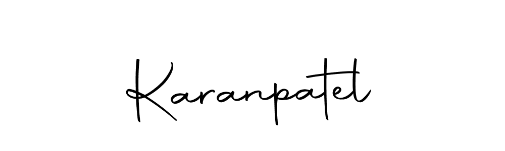 Make a beautiful signature design for name Karanpatel. With this signature (Autography-DOLnW) style, you can create a handwritten signature for free. Karanpatel signature style 10 images and pictures png