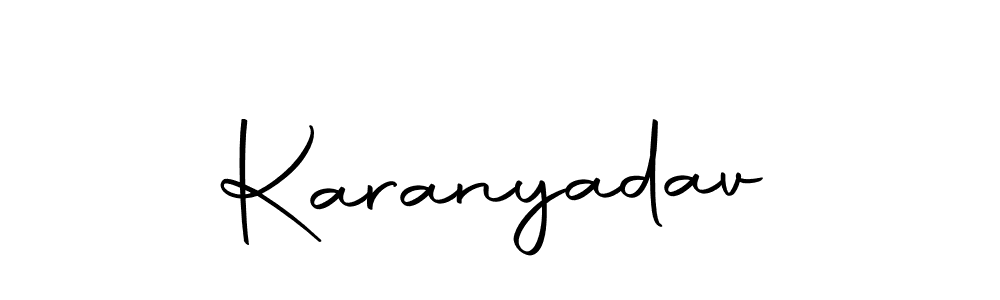 How to make Karanyadav name signature. Use Autography-DOLnW style for creating short signs online. This is the latest handwritten sign. Karanyadav signature style 10 images and pictures png