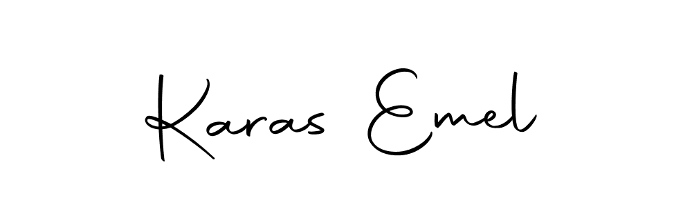 Make a beautiful signature design for name Karas Emel. With this signature (Autography-DOLnW) style, you can create a handwritten signature for free. Karas Emel signature style 10 images and pictures png