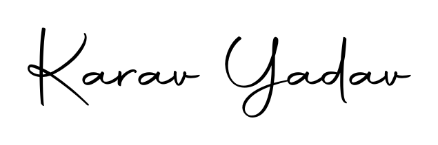 Make a short Karav Yadav signature style. Manage your documents anywhere anytime using Autography-DOLnW. Create and add eSignatures, submit forms, share and send files easily. Karav Yadav signature style 10 images and pictures png