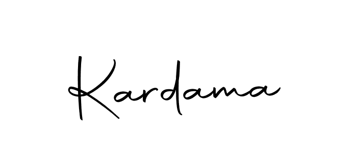 Use a signature maker to create a handwritten signature online. With this signature software, you can design (Autography-DOLnW) your own signature for name Kardama. Kardama signature style 10 images and pictures png