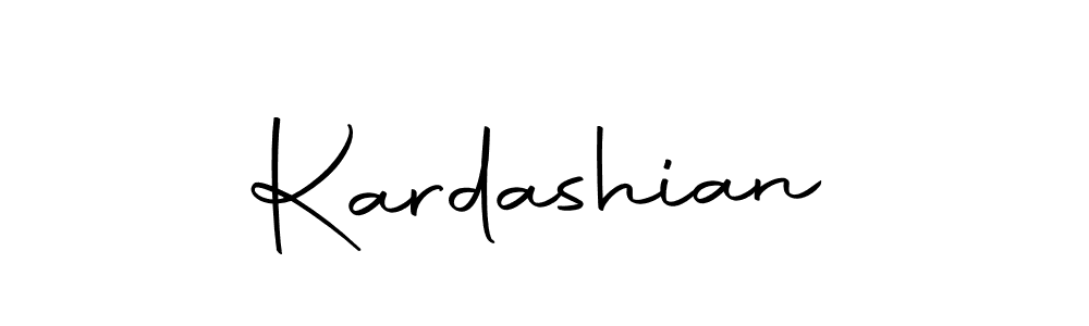 Design your own signature with our free online signature maker. With this signature software, you can create a handwritten (Autography-DOLnW) signature for name Kardashian. Kardashian signature style 10 images and pictures png